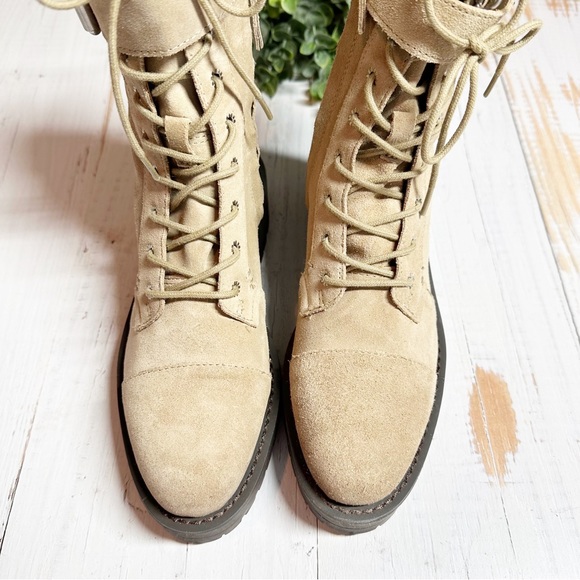 Sam Edelman Shoes - Sam Edelman Junip Brown Combat Lace Up Ankle Boots size US 5 NWOB